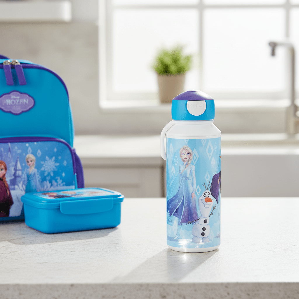 Frozen Pop Up Drikkeflaske 400 ml - Lindas Dekor Drikkeflaske