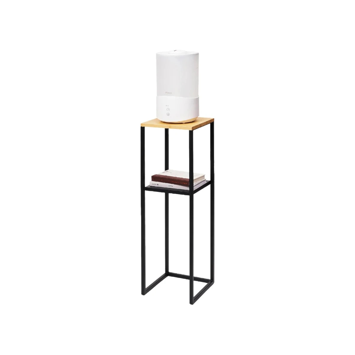 Sidebord med hylle sort 80 x 25 cm - Lindas Dekor