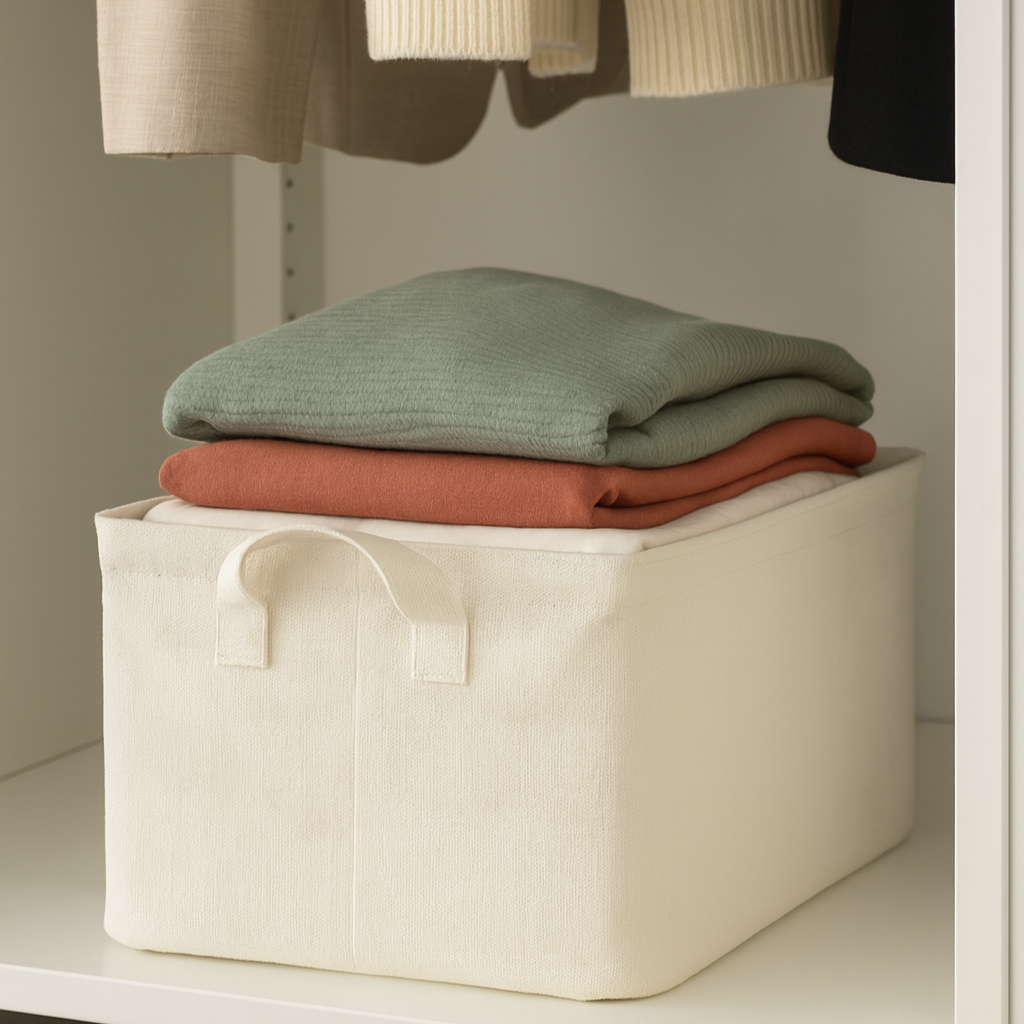 Boks til organisering, garderobe