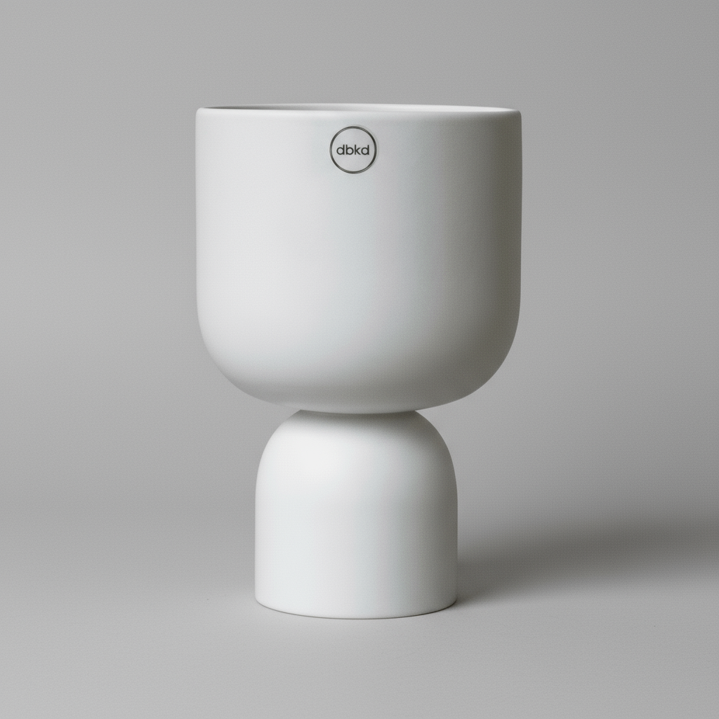 DBKD Post vase hvit liten