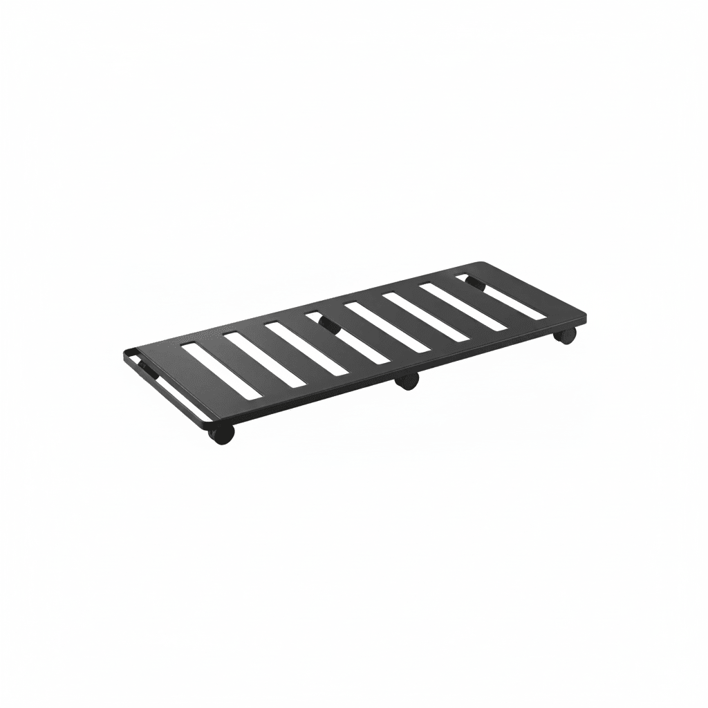 Oppbevaringsvogn under seng, sort 74,8 x 31 cm - Lindas Dekor Oppbevaringsplate