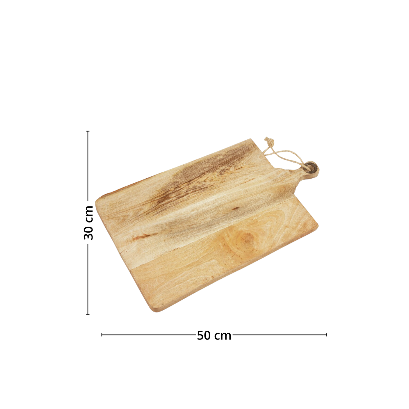 Skjærefjøl med illustrert mål