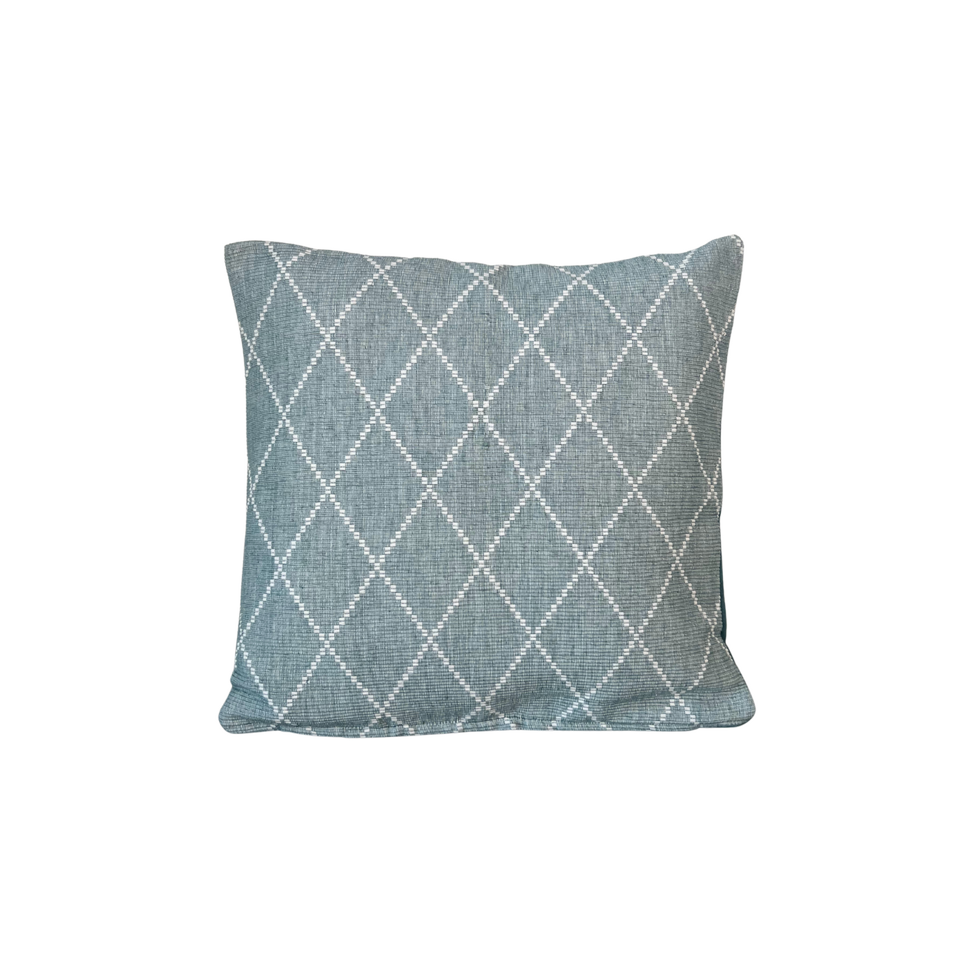 Putetrekk jaquard bomull aqua 45 x 45 cm