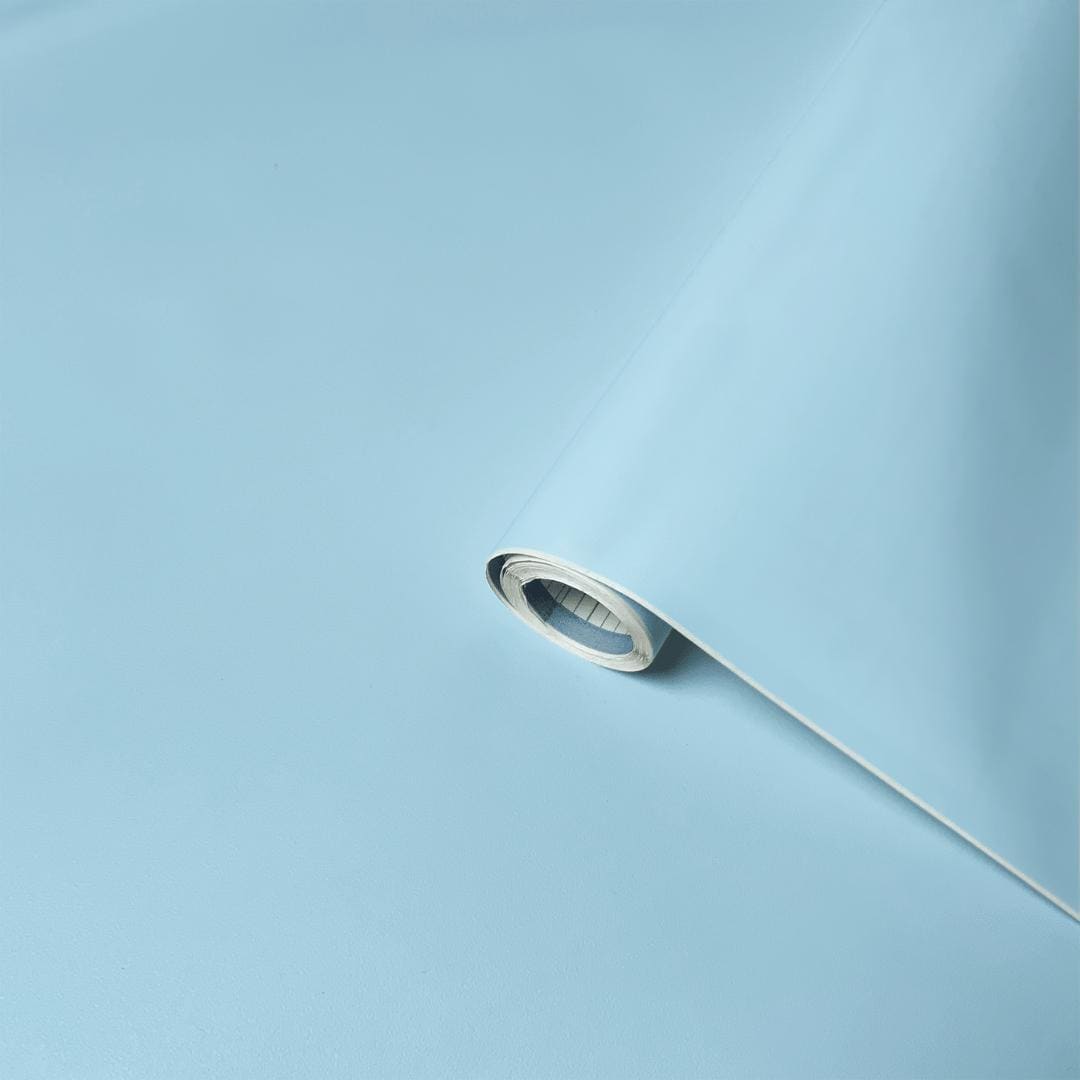 Vareprøve: Premium Caribbean blå matt kontaktplast