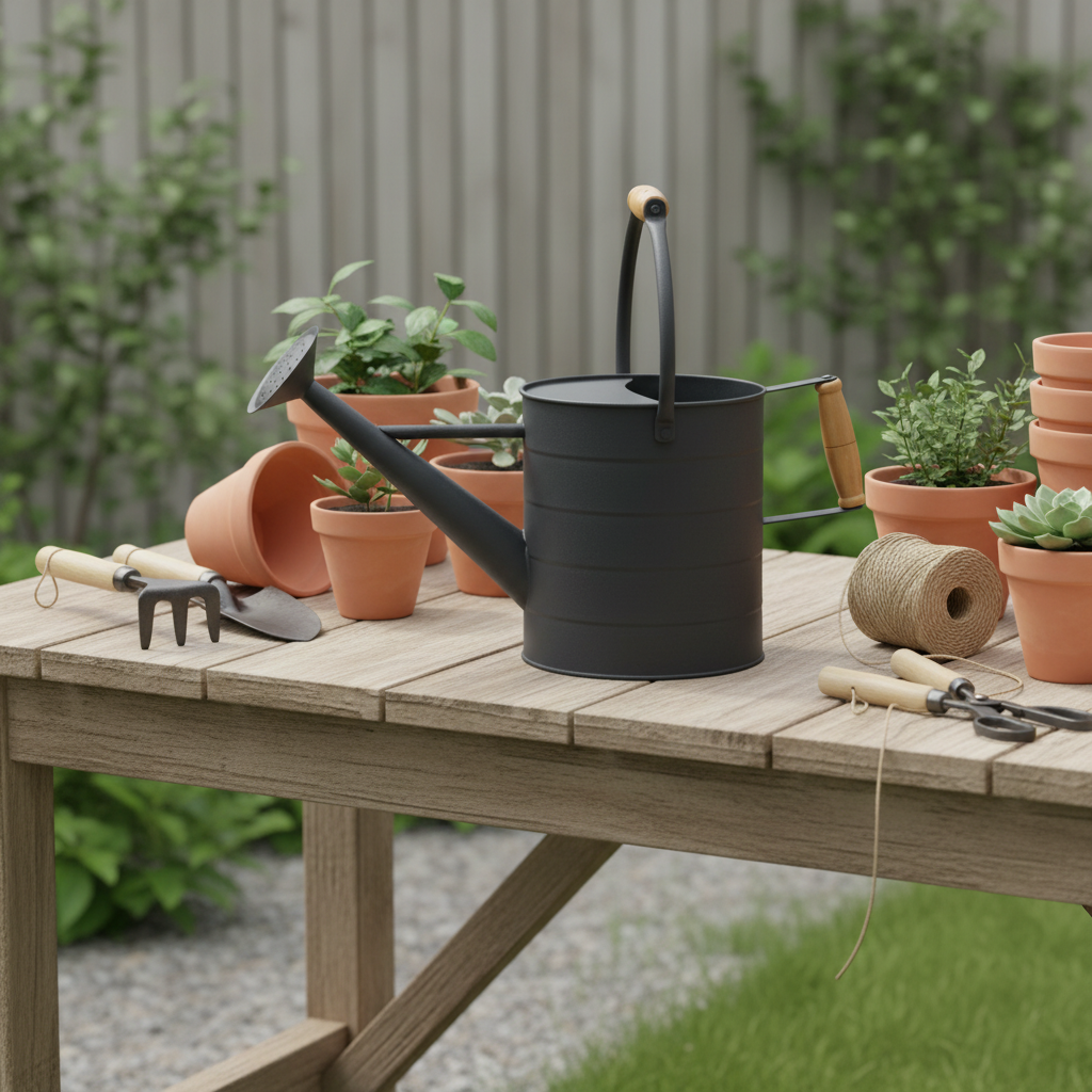 Vannkanne sprederhode med vann jevn fordeling nærbilde