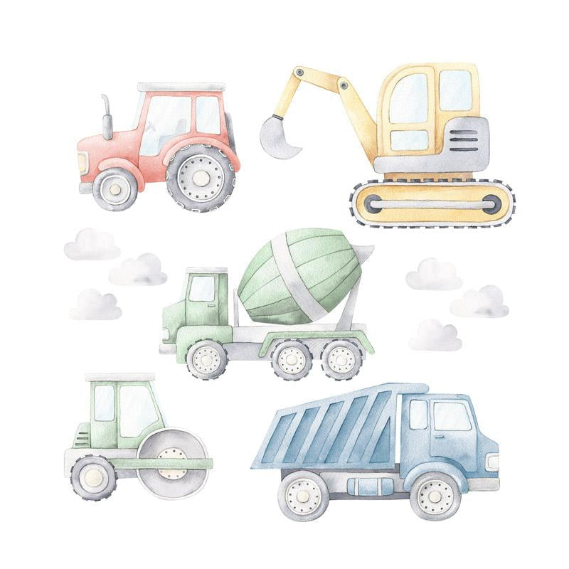 Anleggsbiler klistremerker