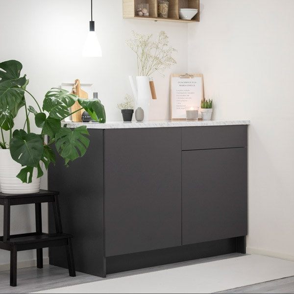 Uni matt antrasitt varm grå kontaktplast