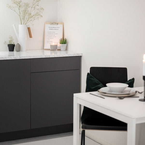 Uni matt antrasitt varm grå kontaktplast