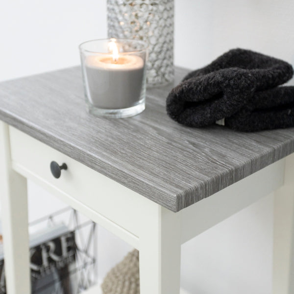 Perlegrå kontaktplast