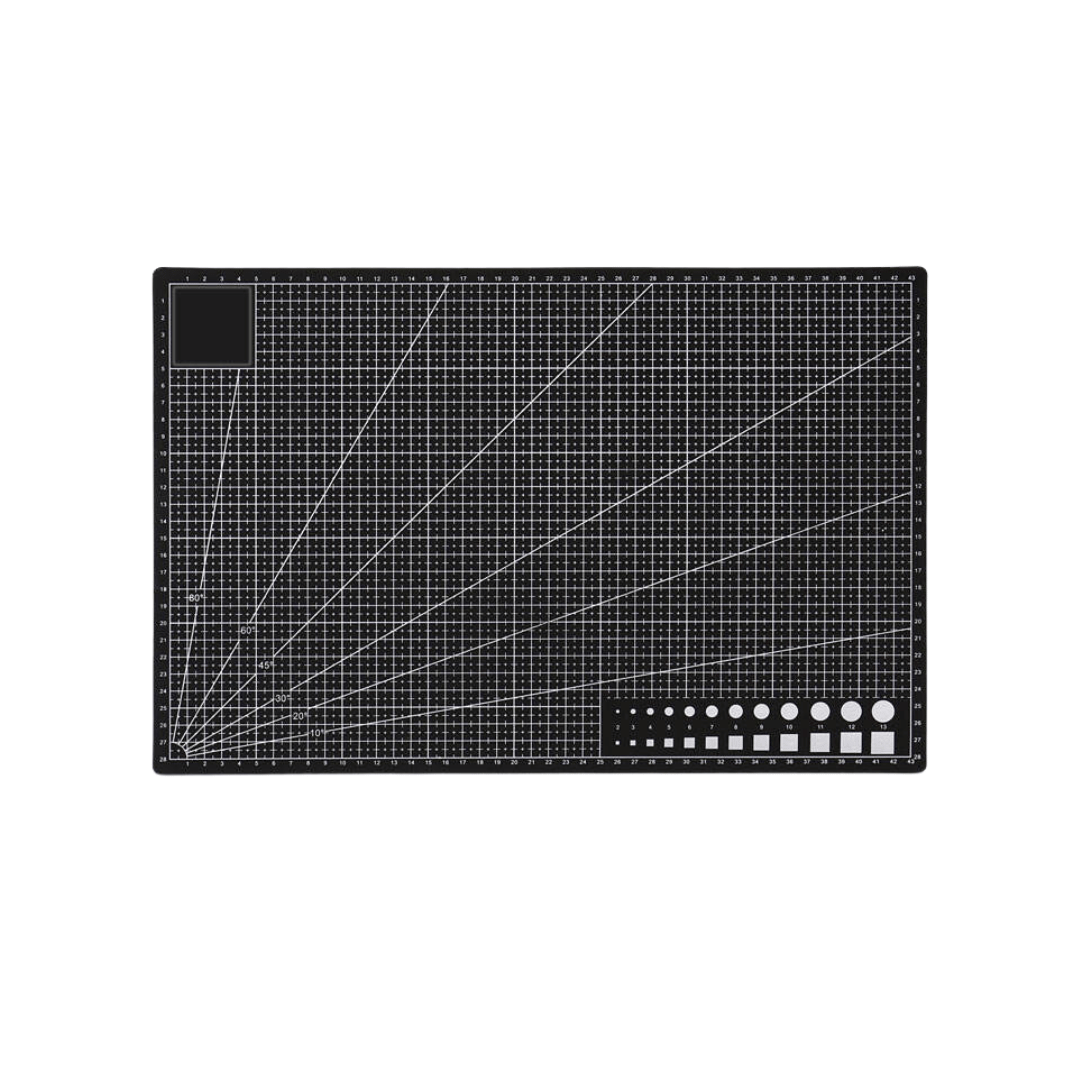 Skjærematte A3, sort