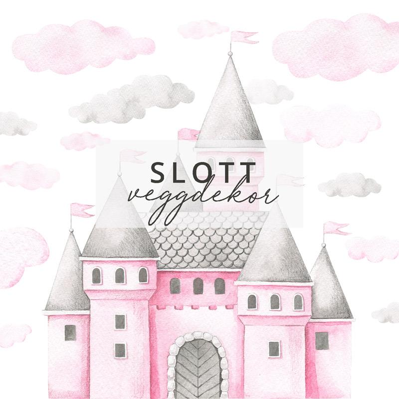 Slott klistremerker - Lindas Dekor