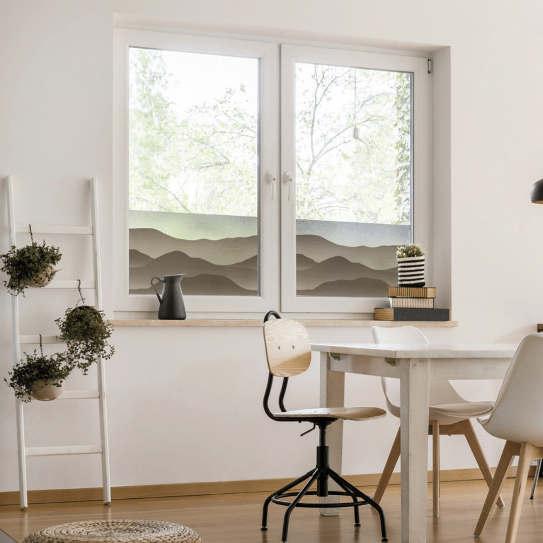 Static Premium Mountains vindusfolie