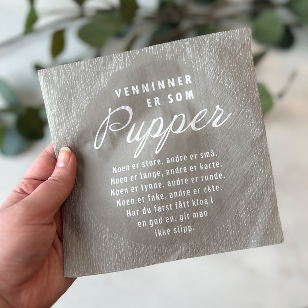 20-pk Servietter Pupper