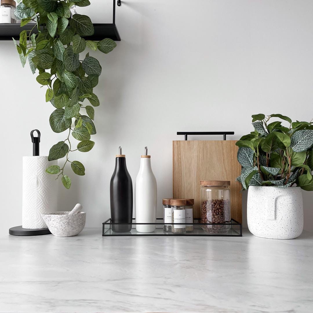 Tørkerullholder, sort metall