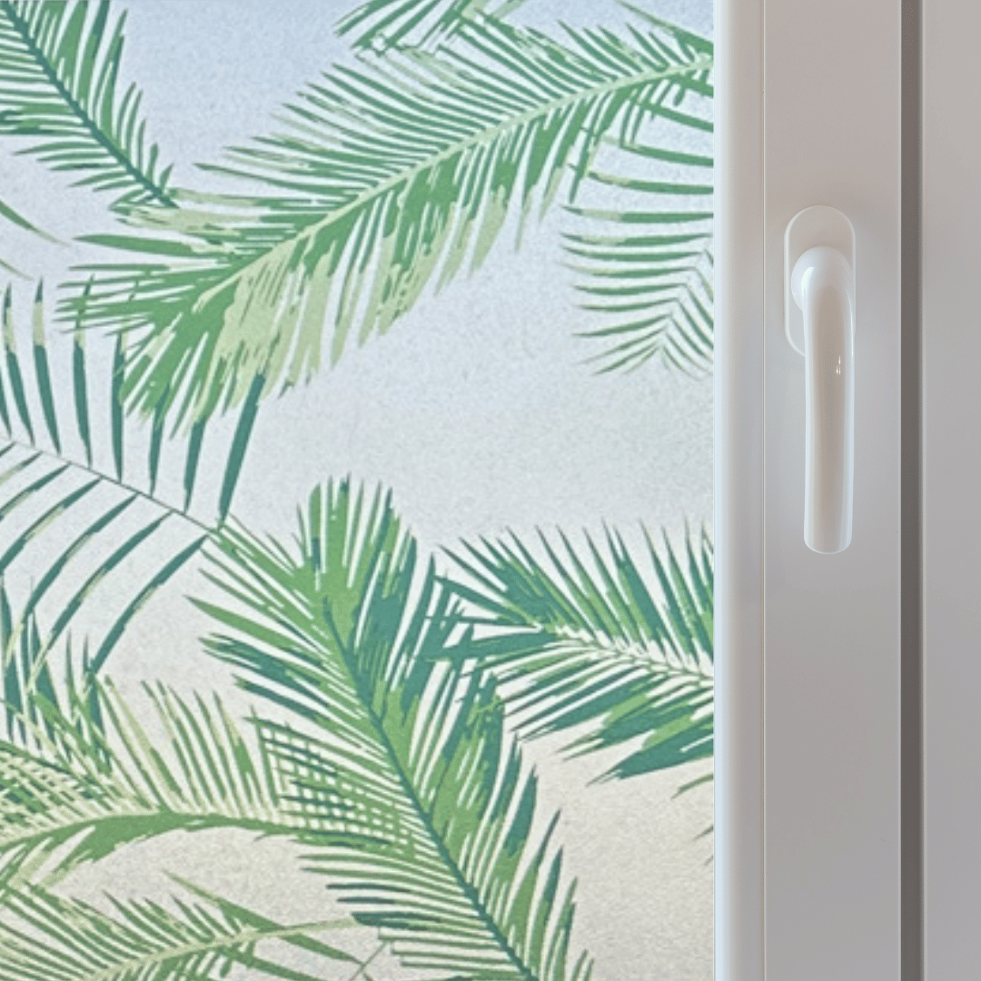 Static Premium Palme vindusfolie