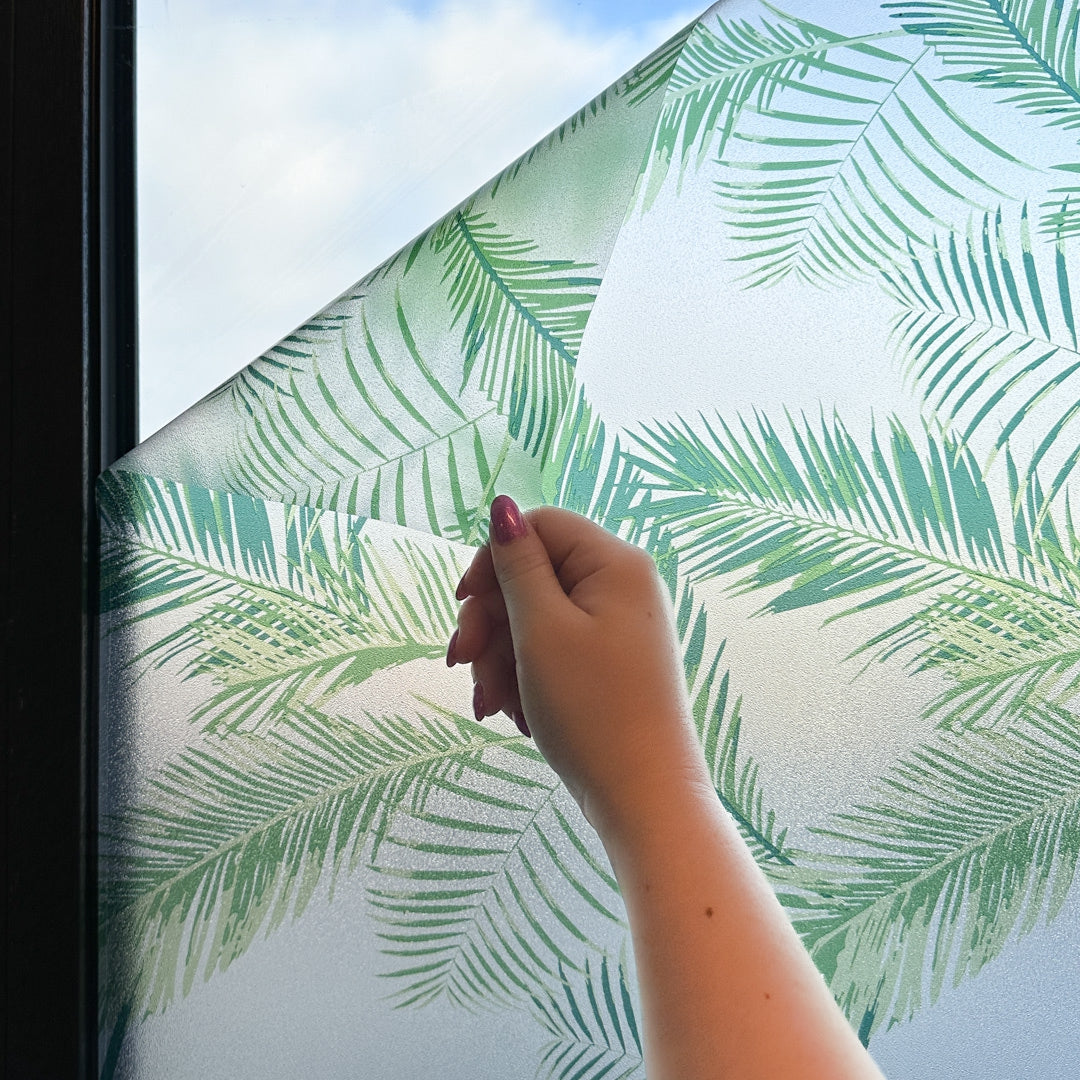 Static Premium Palme vindusfolie