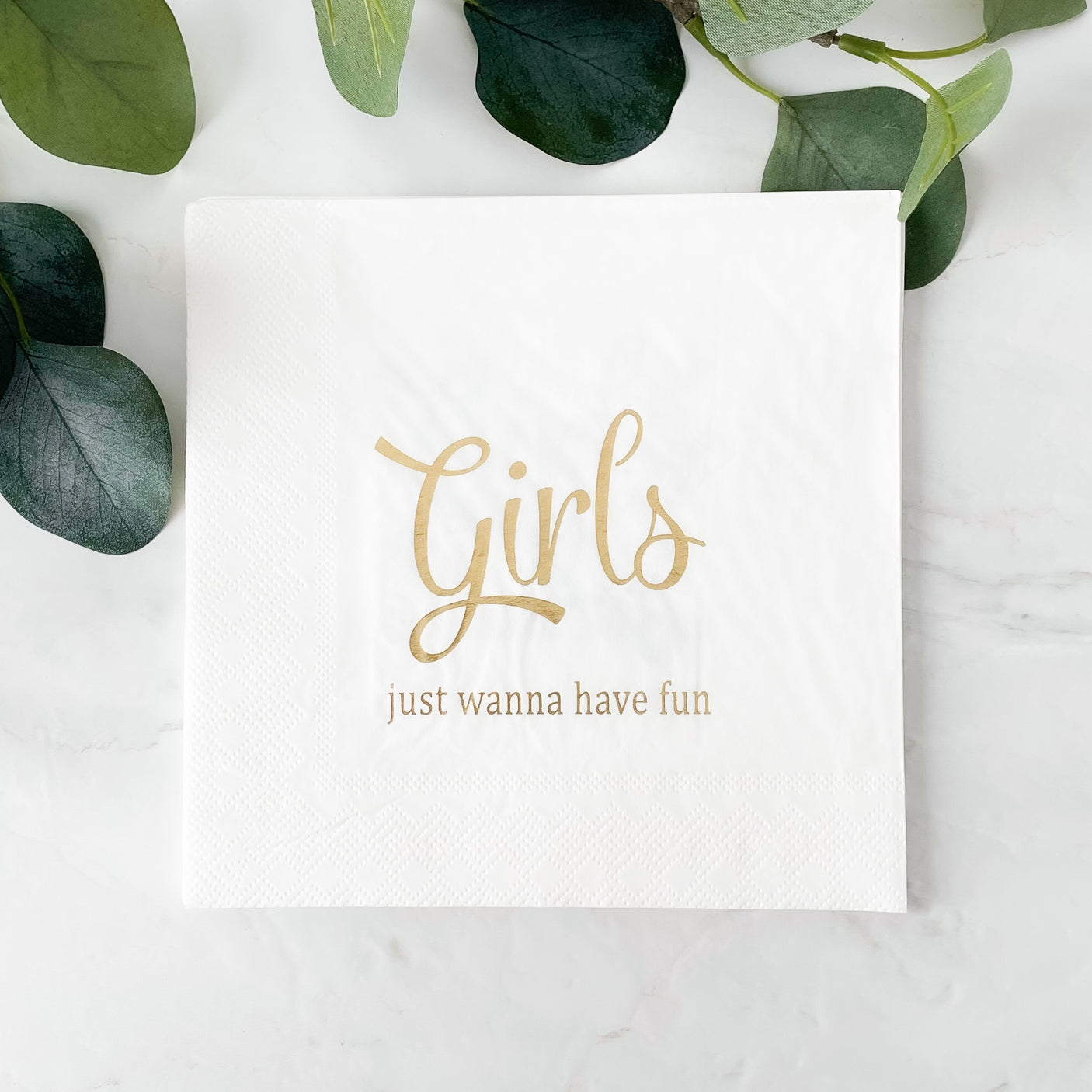 20-pk Servietter Girls Fun, gull