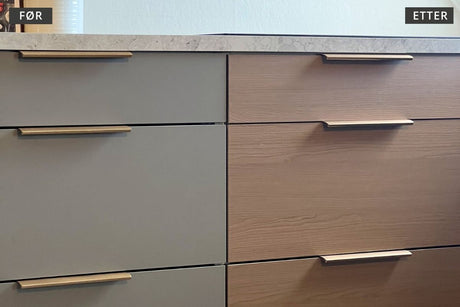 Slik fornyet jeg kjøkkenet til under 1500 kr