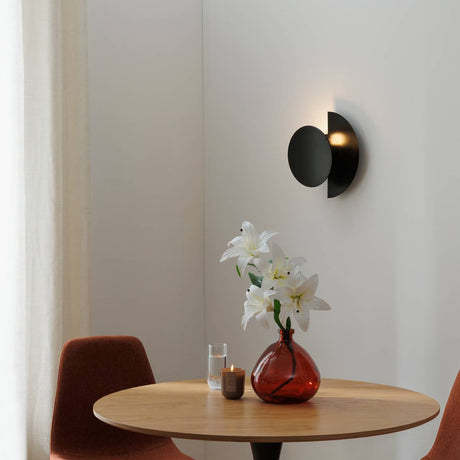 Mysti vegglampe sort reversibel 30,5 cm