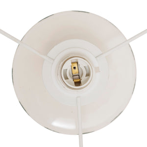 Bordlampe Frida olivengrønn 47 cm, sokkelen sett under skjermen