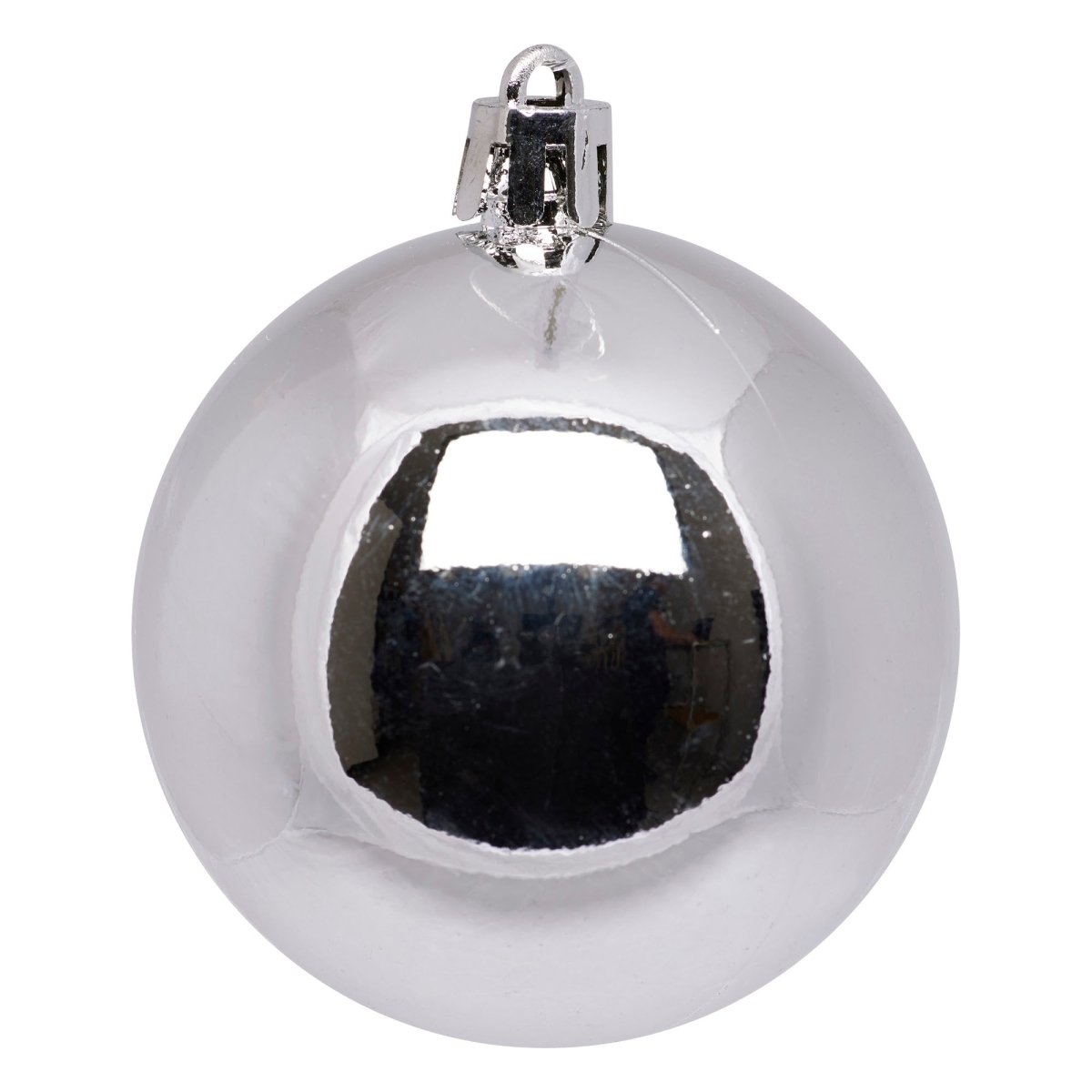 25-pk julekuler sølv 6 cm, sølvkule blank
