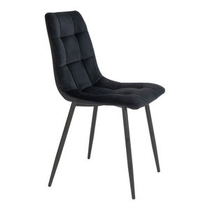 2-pk Middelfart spisestol sort