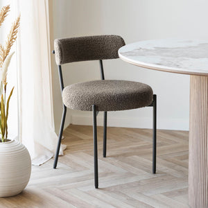 2-pk House Nordic Badalona spisestol boulcé brun