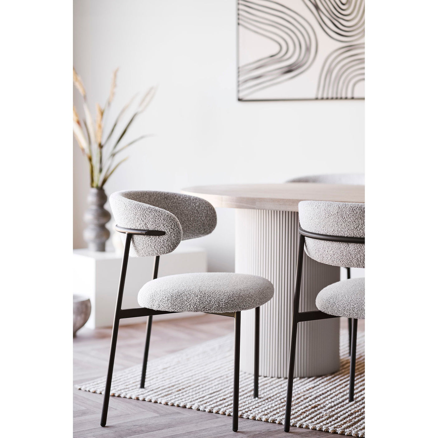 2-pk House Nordic Mira sand spisestol