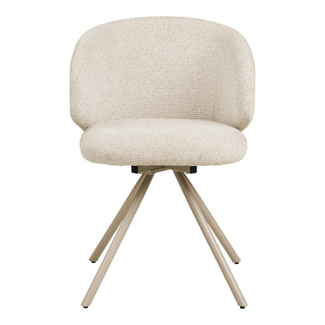 2-pk Fulham dreibar spisestol sand