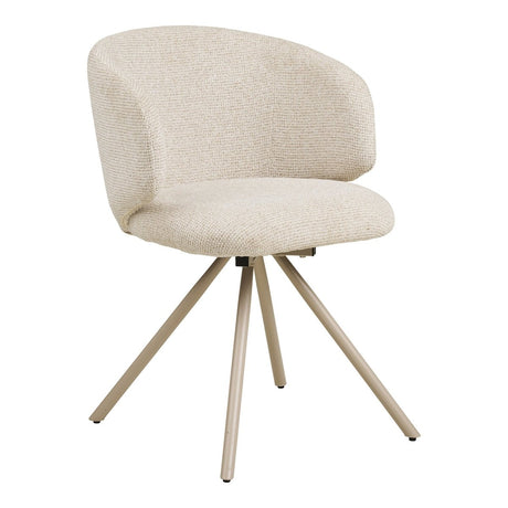 2-pk Fulham dreibar spisestol sand