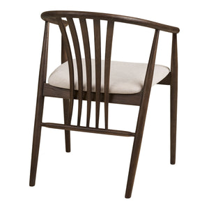 House Nordic Agustin smoked/sand spisestol