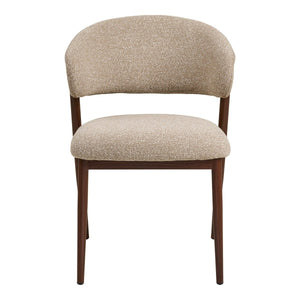 2-pk Cavi spisestol sand/valnøttfarget