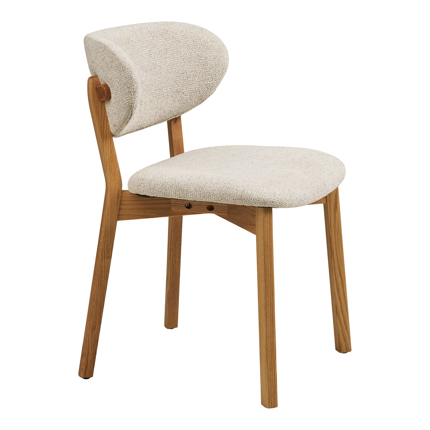 2-pk Dunkirk spisestol natur/beige
