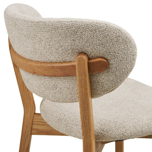 2-pk Dunkirk spisestol natur/beige