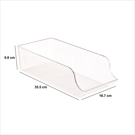 Boksholder til kjøleskap Streaks 35,5 x 16,7 cm, mål på boksholderen