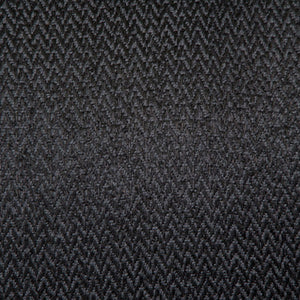 Nærbilde av mørk blå tekstil på London Lounge stol