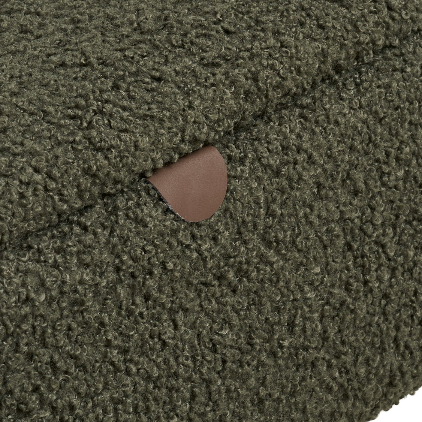 Harlow benk med oppbevaring teddy grønn 95x37x45 cm - bilde 7