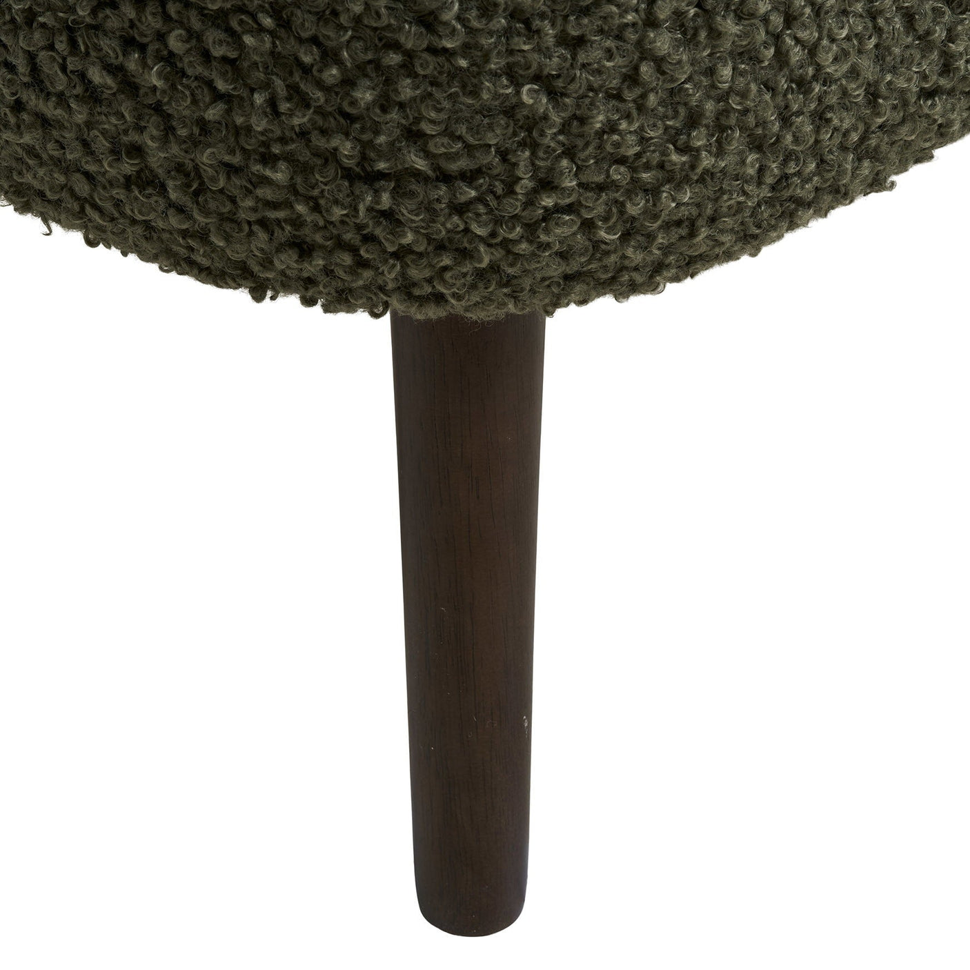 Harlow benk med oppbevaring teddy grønn 95x37x45 cm - bilde 8