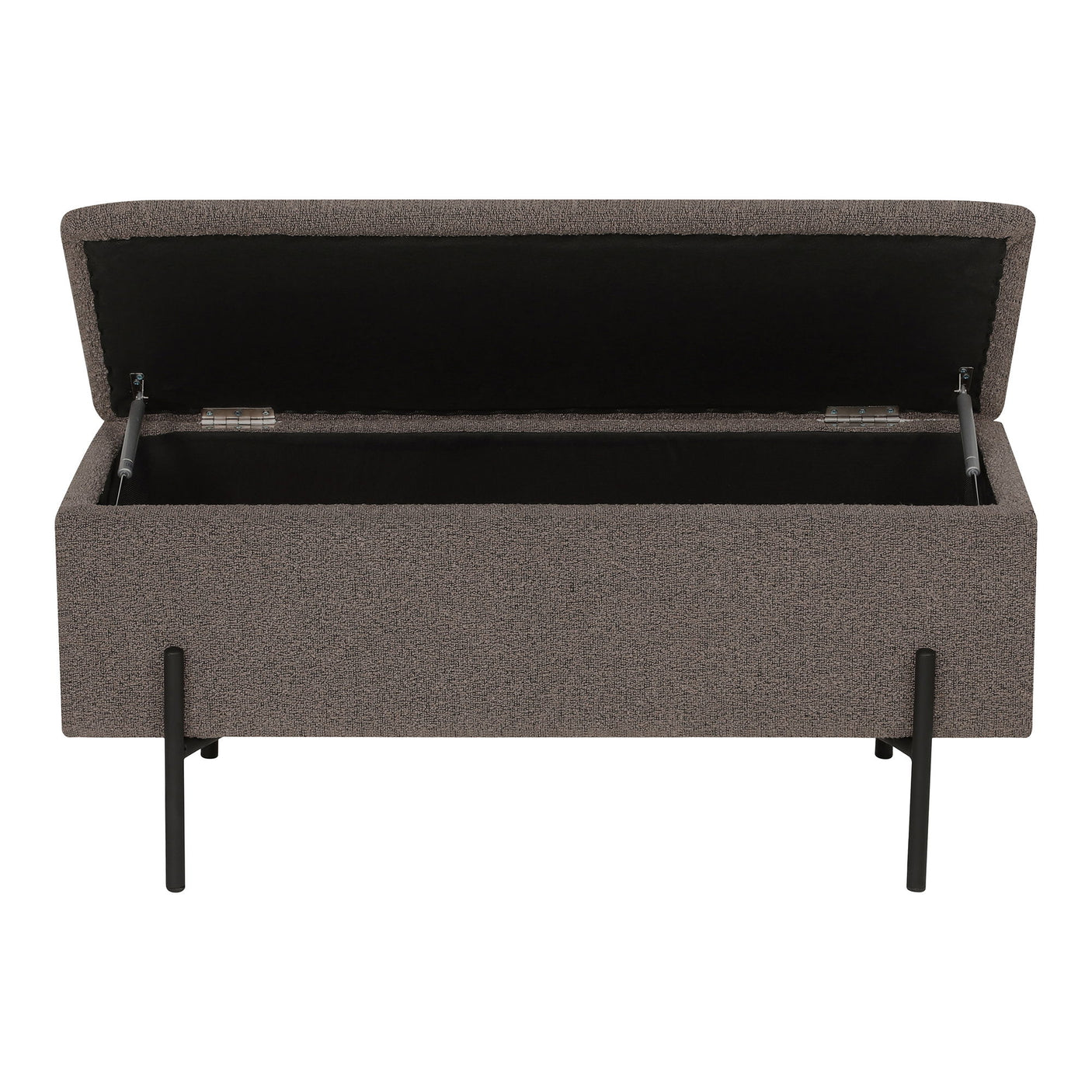 House Nordic Watford benk med oppbevaring, boulcé brun 95 x 36,5 x 34 cm