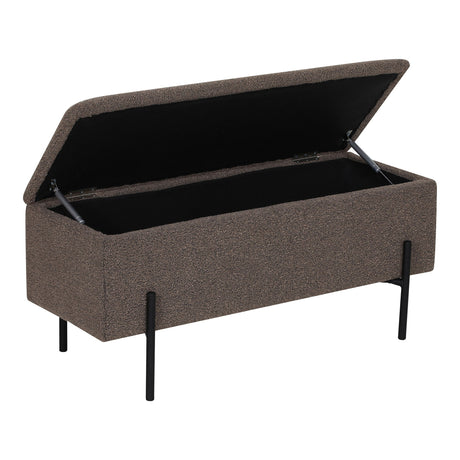 Watford benk med oppbevaring, boulcé brun 95 x 36,5 x 34 cm