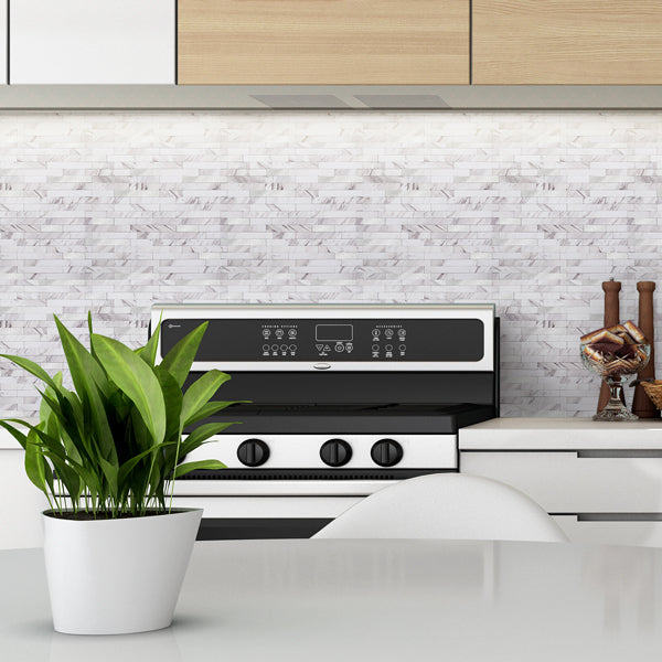 Vareprøve: Stein Marmor selvklebende veggfliser