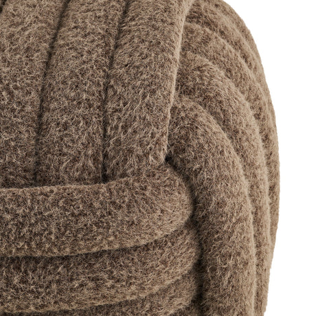 Napier puff brun ø48 cm