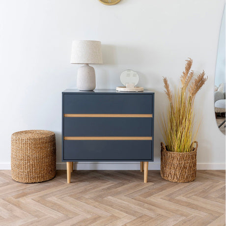 Detaljbilde av flettet sjøgress på Rivera puff