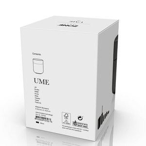 Krukke med lokk Ume sort 10 cm - Lindas Dekor