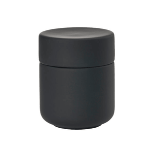 Krukke med lokk Ume sort 10 cm - Lindas Dekor
