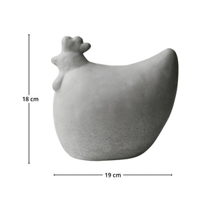 DBKD dekorhøne påskepynt i 18 cm og 19 cm lengde