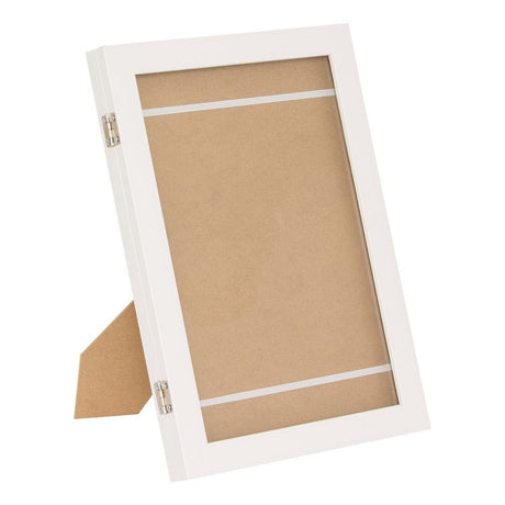 Dessy tegneramme i hvit 23,8 x 32,6 cm sett på skrå 