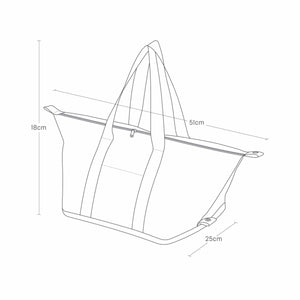 Kjølebag sort 51 x 18 cm - Lindas Dekor