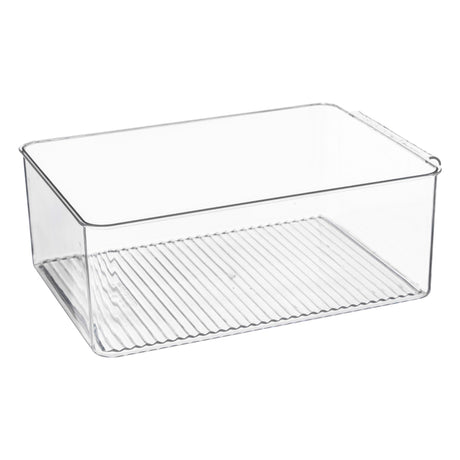 Kjøleskapsboks Tidy Fridge 32,5 x 22,5 cm, den gjennomsiktige boksen