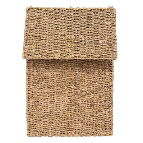 Sivvaskekurv i naturfiber, stående format